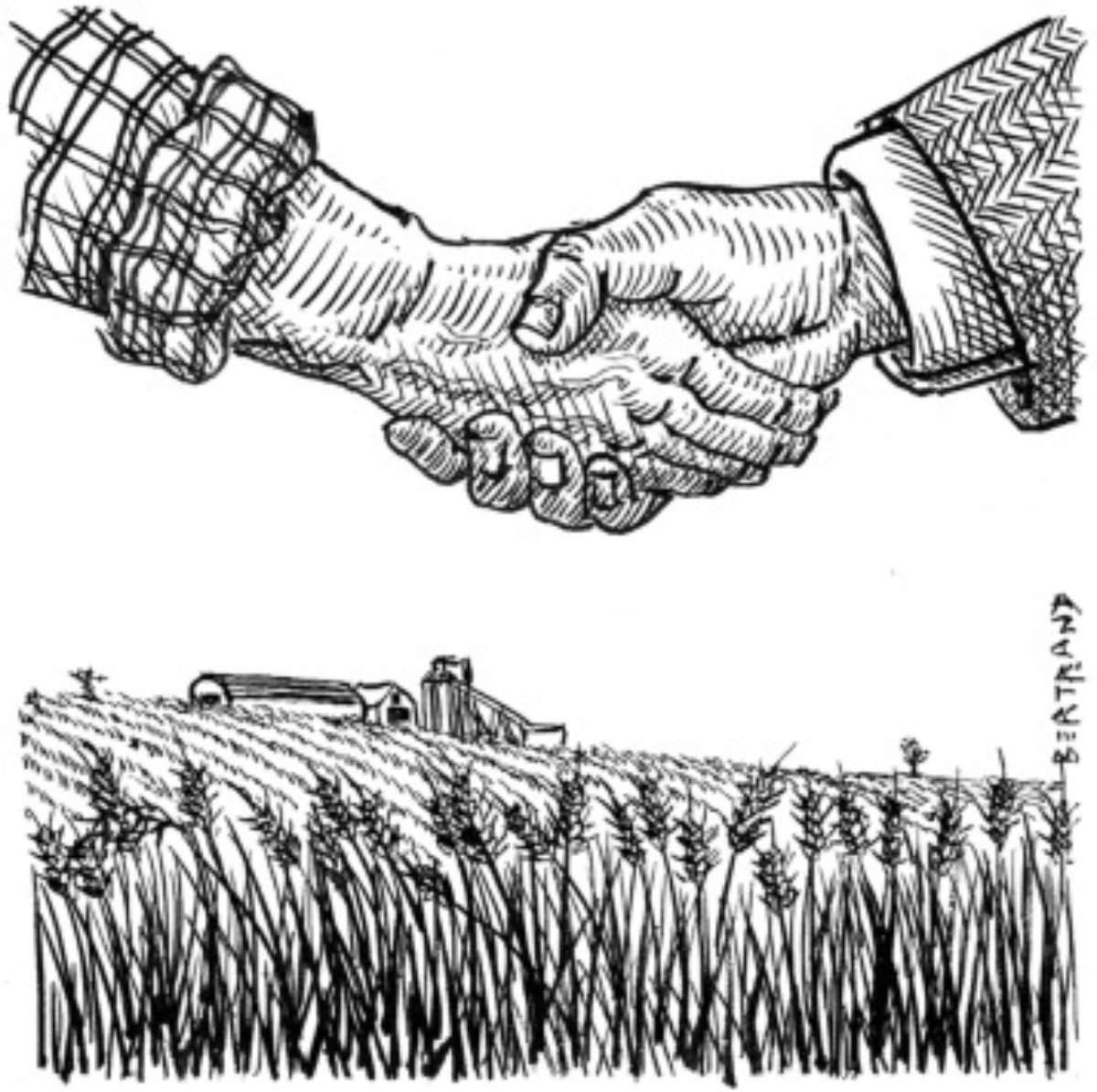 agribusiness handshake