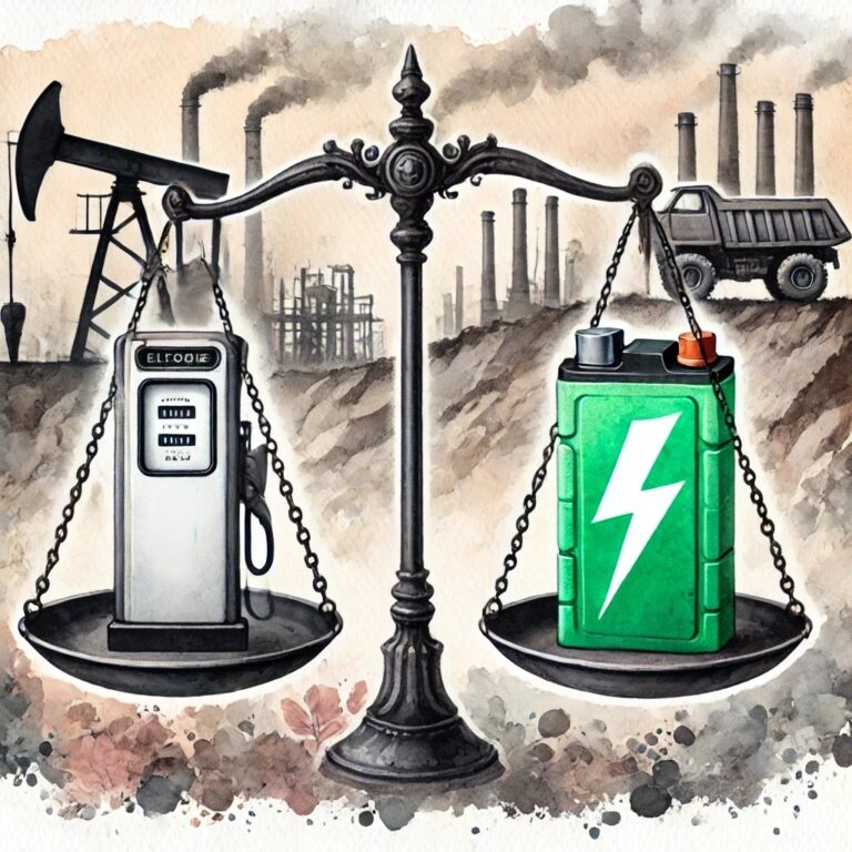 environmental irony – are EV batteries worse than gasoline?
