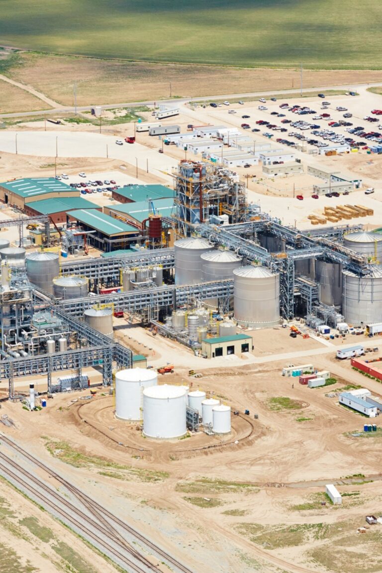 a cellulosic biofuel factory in the united states