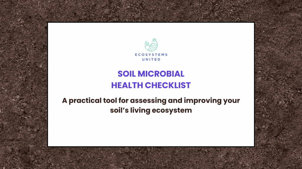 soil microbial health checklist